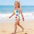 thumbnail image 4 of CCRFTGI Girls Swimsuit 10-12 Summer One Piece Beach Swimwear Cute Basketball School Bag Bikini Sets Swimming Girls Fashion Bathing Suits for Kids Purple 9-10 Years, 4 of 8