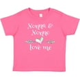 thumbnail image 3 of Inktastic Nonna and Nonno Love Me- Heart Grandchild Boys or Girls Baby T-Shirt, 3 of 5