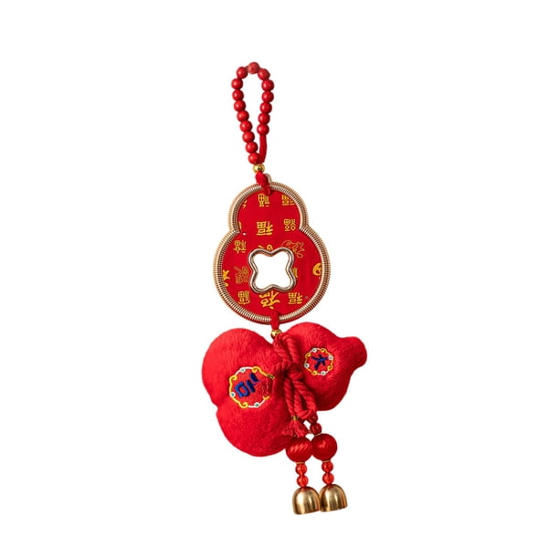 Adorno colgante de calabaza para Año Nuevo chino, decoración de fiesta, para dormitorio y rojo