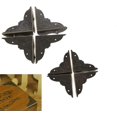 thumbnail image 5 of Protectores de esquinas Protectores de esquinas Protector de esquinas de borde decorativo de metal para joyería Caja de vino Caja de regalo Caja de madera, 5 of 5