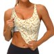 thumbnail image 3 of Balery Peanuts3 Sujetadores deportivos con espalda cruzada para mujer, acolchados, sin costuras, de alto impacto, ideales para yoga, gimnasio, entrenamiento y fitness.-Medium, 3 of 8