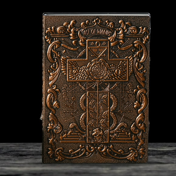 Cuaderno de escritura de imagen en relieve CUTICAT Diario forrado A5 Bronce rojo Cuadernos de mujeres
