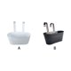 thumbnail image 4 of Cubo de flores Cateissary maceta decorativa negra 28*13*12*22,5*9,5, 4 of 6