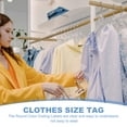 thumbnail image 4 of Clothes Hanger Markers, Tags Fit Rod Garment Size Hanger Clips Color Coding Label for Clothing Hangers White XS, 4 of 6