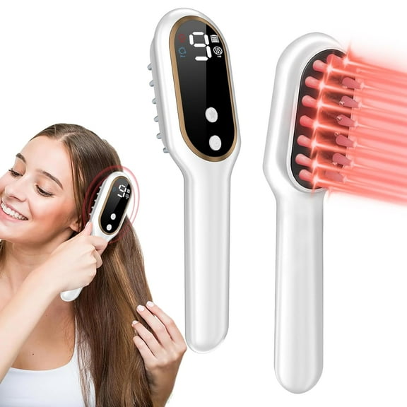 Laser Hair Growth Comb - Laser Light Therapy for Hair Growth, Handheld Scalp Laser Device for Thicker, Healthier Hair, Scalp Massager Hair Growth, Hair Growth Products, Hair Growth Brush