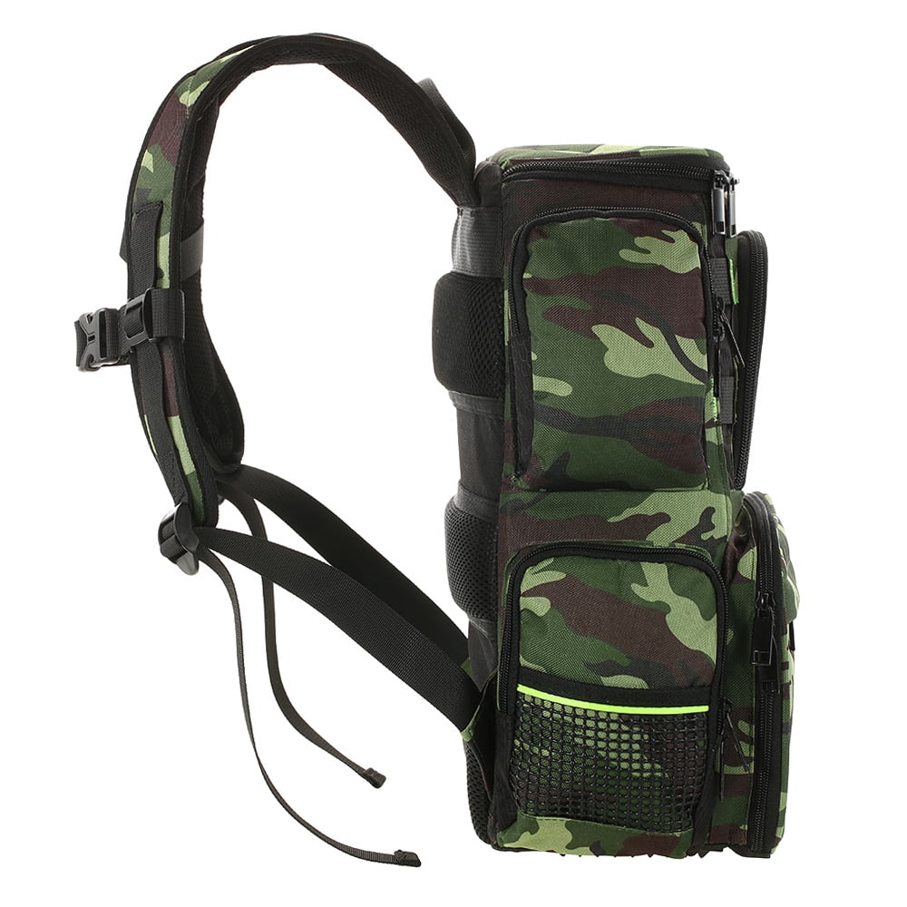 Box Lixada Fishing Tackle Bag Backpack Fishing Lures Bait Box Storage Bag With 4 Fishing Tackle Boxes