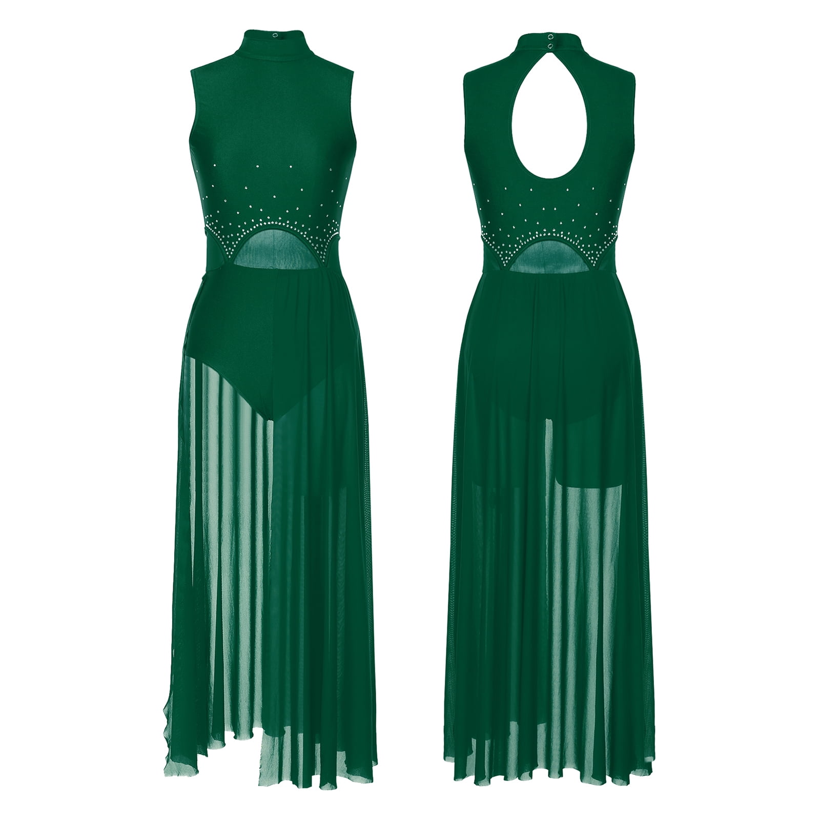 Aislor Women's Contemporary Dance Costume Sheer Mesh Ballet Lyrical Dress Dancewear Green XL - Walmart.com Aislor Women's Contemporary Dance Costume Sheer Mesh Ballet Lyrical Dress Dancewear Green XL - Walmart.com
