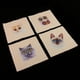 thumbnail image 5 of Patrón de Los Gatos Retro Mano Paño de Teñido a Mano DIY Tela Costura Artesanía 15x1 Baoblaze Tejido, 5 of 8