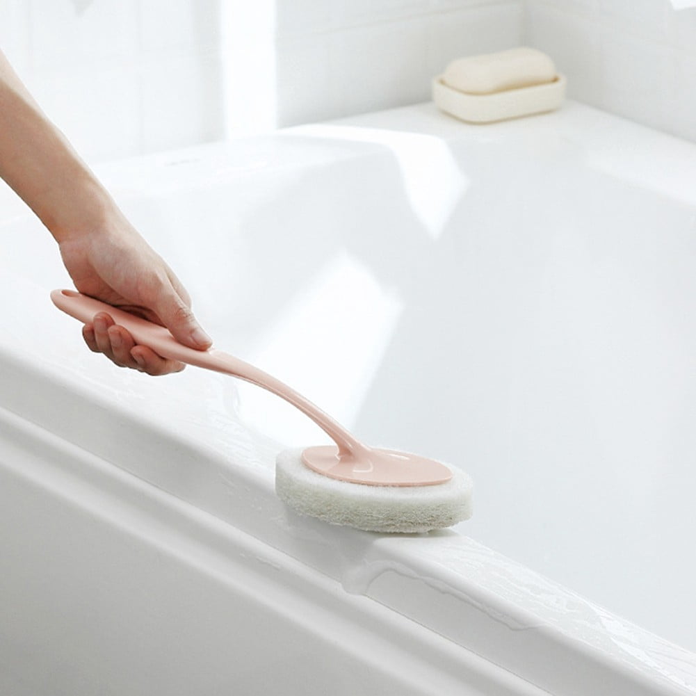 Éponge à Long Manche pour Nettoyage Mural de Salle de Bain, Carrelage et Baignoire