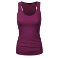 thumbnail image 3 of Made by Olivia Women's Casual Basic Sleeveless Racerback Tank Top, 3 of 5