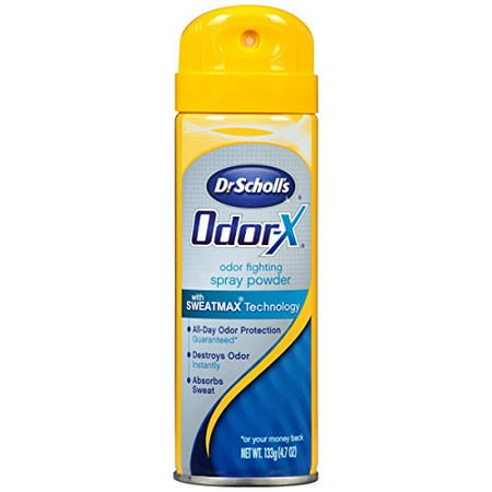 4 Pack Dr. Scholls Odor-X Odor Fighting Spray Powder 4.7 Oz