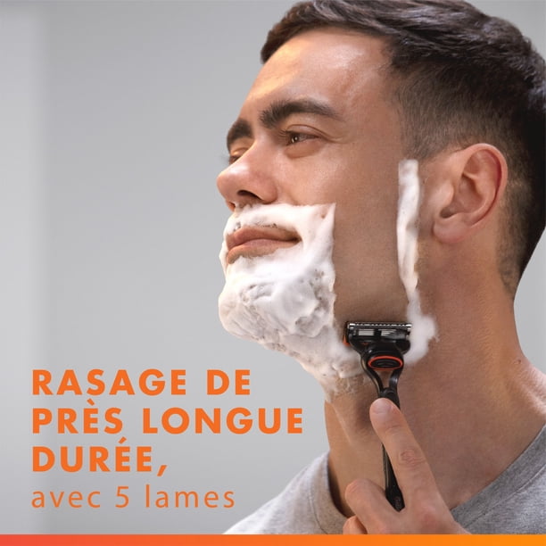 Coffret Gillette Fusion5 - Rasoir + 4 Lames De Rechange + Gel De Barbe - Neuf En Boîte