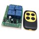 thumbnail image 4 of 1 PC DC12V Interruptor De Inalámbrico De 4 Canales Con Control Remoto De 4 Botones 433MHz Sunnimix Módulo de interruptor de control de relé, 4 of 7