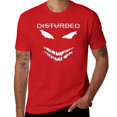 thumbnail image 3 of Gothic Scary Mask T-Shirt for Men, Horror Face Graphic Tee, Heavy Metal Style Shirt for Rock Fans Red-style 2XL, 3 of 7