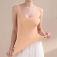 thumbnail image 7 of IUYRTFE Women's Sleeveless Round Neck Tank Top Stretch Fitted Basic Camisole for Layering and Daily Wear, 7 of 7