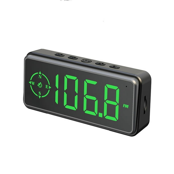 Pisexur Accesorios para coches, Electrónica para cochesPantalla de velocidad GPS HUD para automóvil Bluetooth HD Alarma de exceso de velocidad multifuncional Medición de kilometraje y velocidad Asien