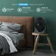 thumbnail image 2 of Comfort Zone PowerCurve 20 in 3-Speed High-Velocity Wall-Mountable Electric Household Fan, 2 of 8