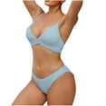 thumbnail image 1 of Traje de baño para mujer, estilo bikini de Europa y América, con efecto lavado, para mujer., 1 of 3