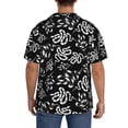 thumbnail image 7 of Goofa Snake Printed Men's Casual Short-sleeved Shirt,Lightweight Breathable Button-down,Summer Casual men's top,Versatile Fashion shirt-Small, 7 of 7