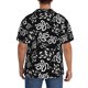 thumbnail image 3 of Fotbe Snake Camisa Estampada de Manga Corta para Hombre, Casual de Verano, Estilo Playero, Sin Arrugas-Large, 3 of 5