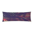 thumbnail image 2 of ABPHOTO Usa Flag Long Body Pillowcase Pillow Cover Pillowslip 20x60 inch, 2 of 2