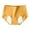 Yellow, variant on Aoochasliy Deals Ladies Underwear Seamless Boy Shorts Mid-waist Breathable Physiological Briefs