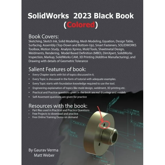 SolidWorks 2023 Black Book, (Hardcover)