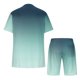 thumbnail image 5 of Mens Pantalones Casuales Cuello Redondo Impresión de Manga Corta Blusa Y Pantalones Cortos Traje, Pantalones de Traje para Hombres, 5 of 5