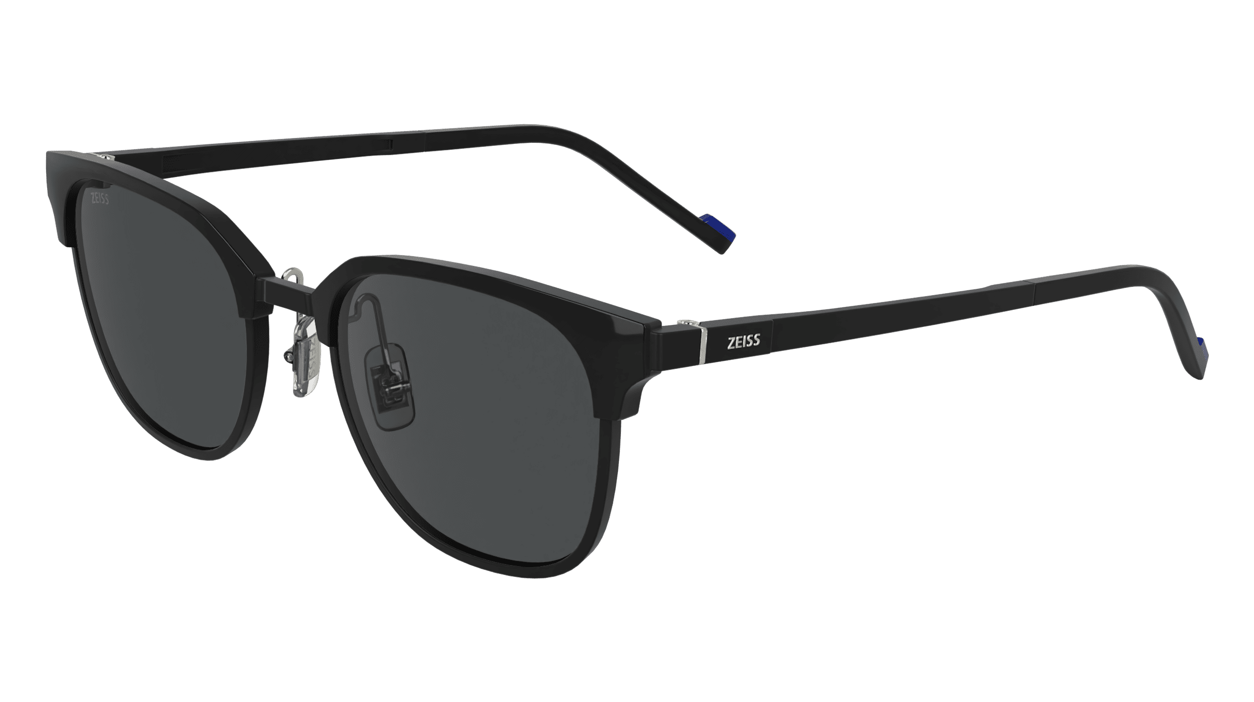 Zeiss Sunglasses ZS22518S 52mm Tortoise Blue Gradient UV Protection Zeiss ZS22518S Sunglasses Men Black Tortoise Square 52mm New  main image 2