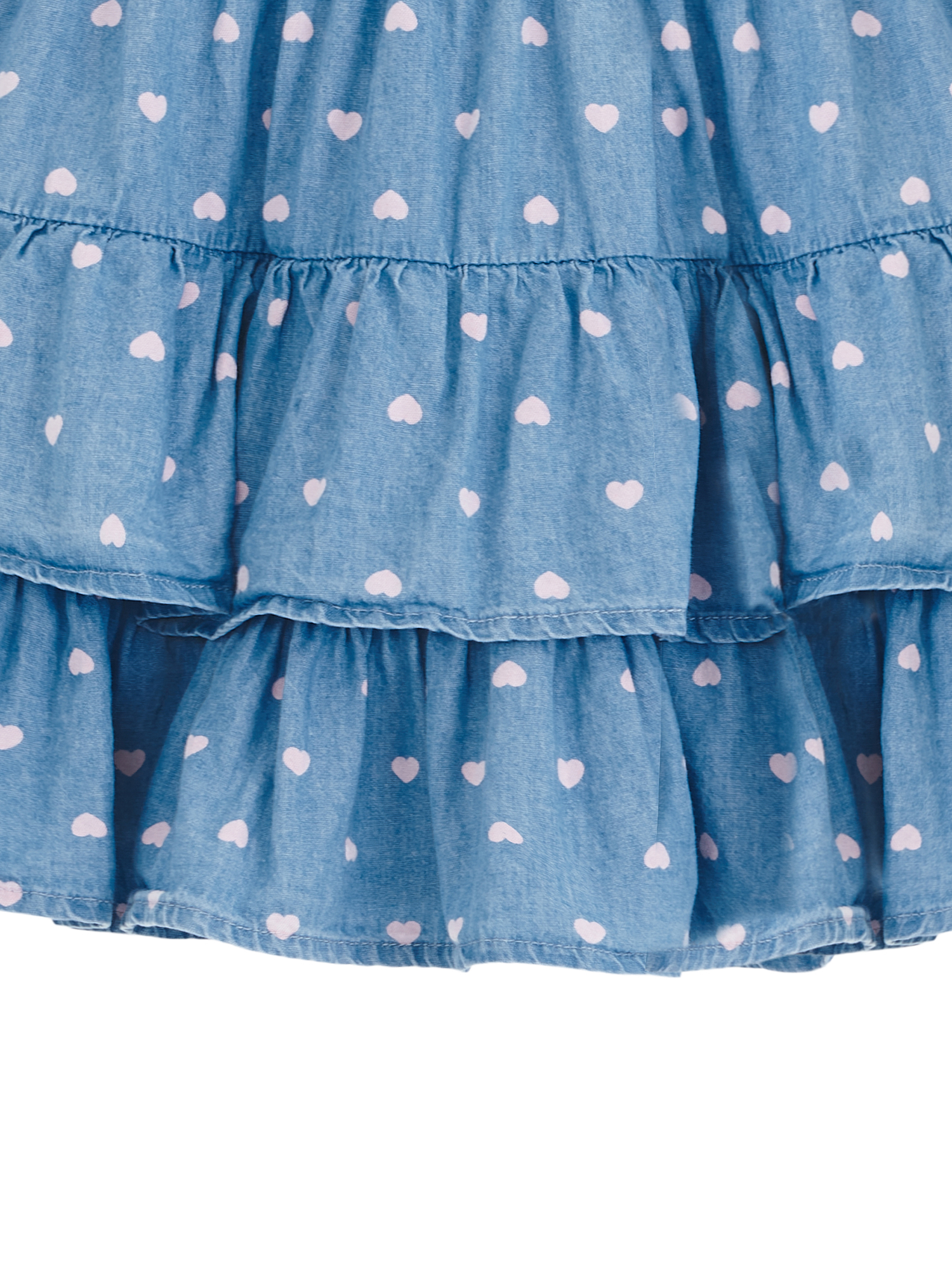 Way to Celebrate Girls' Valentine's Day Tiered Skirt, Sizes 4-18 & Plus