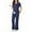 33# Dark Blue, variant on Womens Scrub Sets Stretch 2 Piece Uniforms Suit Nursing Fitted V Neck Top with Jogger Style Pants 2025 Dark Blue XL