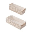 thumbnail image 4 of Organizador de gabinete de canasta de almacenamiento de MacRame Organizador hecho a mano Contenedor de bandeja decorativa para la sala de estar de la, 4 of 9
