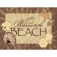 thumbnail image 2 of Marrott, Stephanie 32x25 Black Ornate Wood Framed with Double Matting Museum Art Print Titled - Beach, 2 of 4