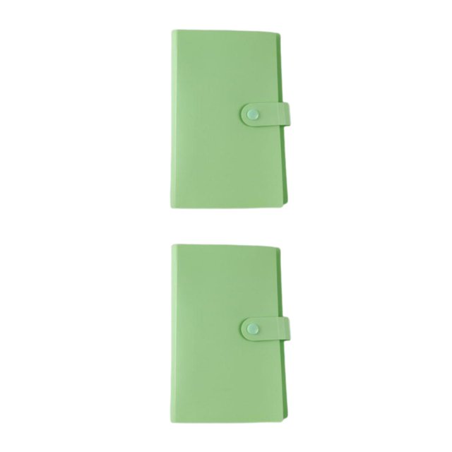 kurtrusly Plastic Banknote Protection Bag 100 Pieces Coin Protection 19.5*12cm Box Set Green Small1 2Set