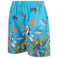 thumbnail image 2 of Mens Swim Trunks, Male Swimwear Shorts Side Pockets Mesh Lining, Under the Sea, Medium, 2 of 4