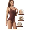 thumbnail image 4 of Wehilion Shapewear Bodysuit for Women Tummy Control Body Shaper Waist Trainer Girdle Open Bust Sexy Scoop Neck Slimming Bodysuits Tank Tops, Sizes Small-3XL, 4 of 7