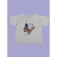 thumbnail image 3 of Freedom Butterfly T-Shirt Toddler -Image by Shutterstock,  3 Toddler, 3 of 4