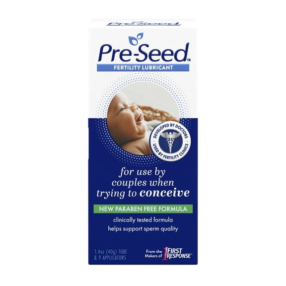 Pre-Seed Personal Lubricant 9 Applicators Support Sperm Quality, 1.4 oz