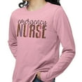 thumbnail image 2 of Emergency Nurse Leopard Print Long Sleeve Shirt Unisex Large Pink, 2 of 5
