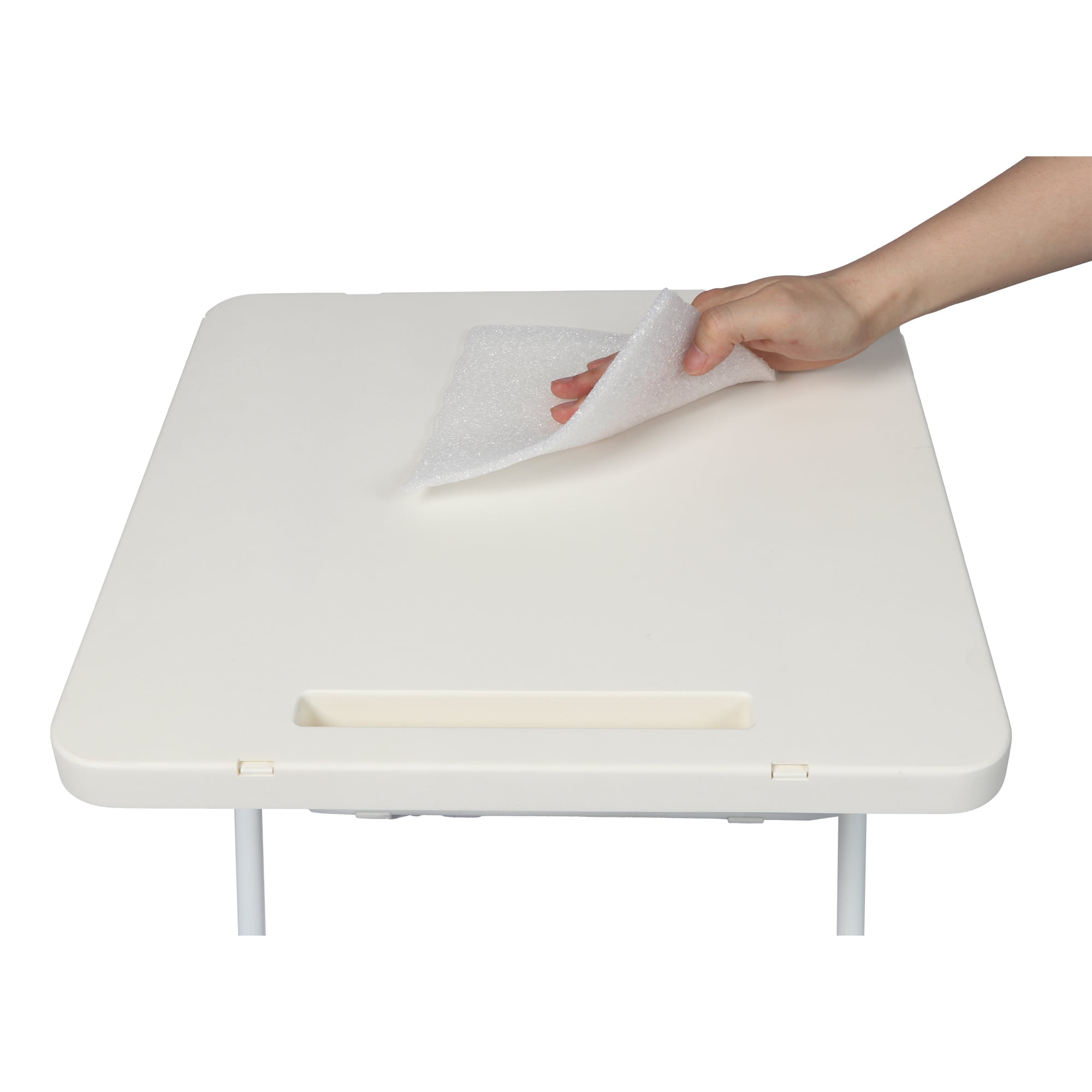 Sturdy Folding Table With Hard Surface - Portable and Compact