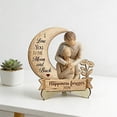 thumbnail image 5 of Wooden Desk Decor Ornament Inspirational Family Quote Tabletop Display Decoration Wooden Stand Keepsake Minimalist Home Office Shelf Decor Piece For Living Room Bedroom Desk Use, 5 of 5