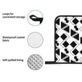 thumbnail image 5 of ZICANCN Oven Mitts and Pot Holders Sets, Black Checkered Seamless Pattern Baking Sets Kitchen Heat Resistant 4 Pieces, 5 of 8