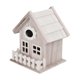 thumbnail image 5 of Ganfancp 1 Ofertas y Liquidaciones 1Pc Creativo Montado En La Pared de Madera Birdhouse Nido de Pájaros Al Aire Libre, 5 of 7