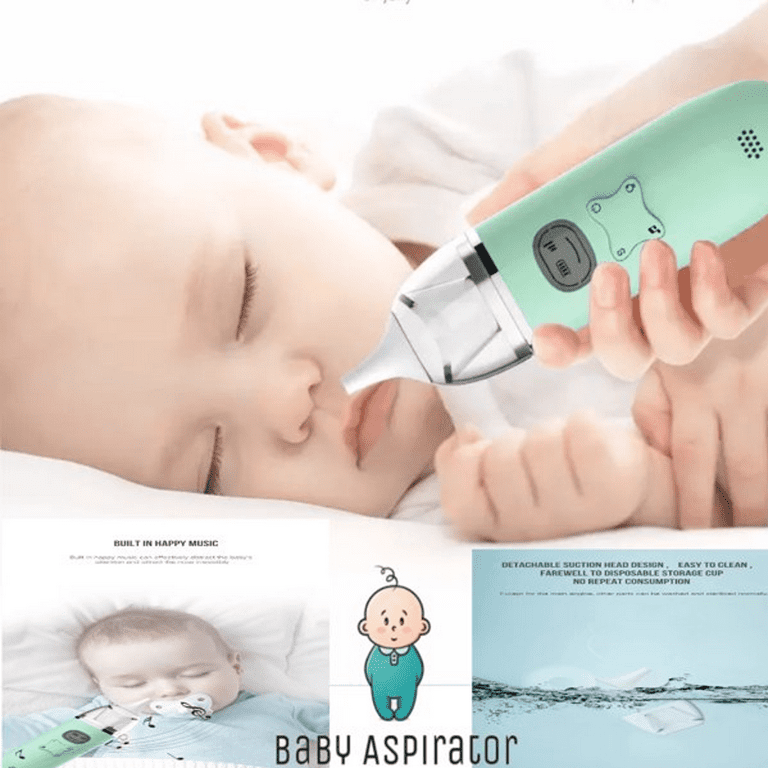 MCGMITT Electric Nose Cleaner Soft Baby Nasal Aspirator Electric