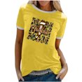 thumbnail image 1 of Elegante blusa de manga corta con cuello redondo y manga abullonada para mujer OAVQHLG3B Store  lin121212, 1 of 5