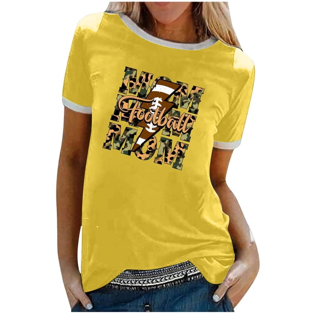 Elegante blusa de manga corta con cuello redondo y manga abullonada para mujer OAVQHLG3B Store lin121212