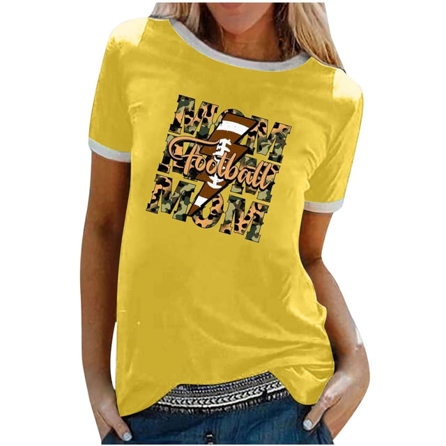 Elegante blusa de manga corta con cuello redondo y manga abullonada para mujer OAVQHLG3B Store lin121212