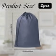 thumbnail image 2 of 2 Pcs Large Laundry Bags Laundry Bags with Drawstring Extra Capacity Laundry Bags for Dirty Clothes Travel Laundry Bags Heavy Duty Laundry Bags Foldable Srorage Bags 43x23.62Inch Grey DIY, 2 of 7