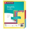 "Smead 11938 Assortment Colored File Folders - Letter - 8.50"" X 11"" - 1/3 Tab Cut - Assorted Position Tab Location - 11 Pt. - Assorted - 24 / Pack (SMD11938)"