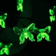 thumbnail image 2 of Butterfly String Lights, 22m 200LED Outdoor Solar Powered String Light 8Mode Indoor for Garden Home Wedding Party Christmas Lighting Decoration, 2 of 7